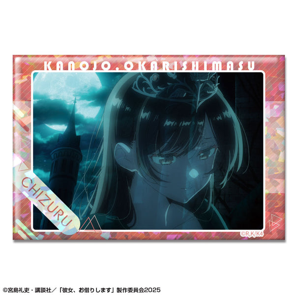 『彼女、お借りします』ホログラム缶バッジ Ver.3 デザイン01(水原千鶴/A)