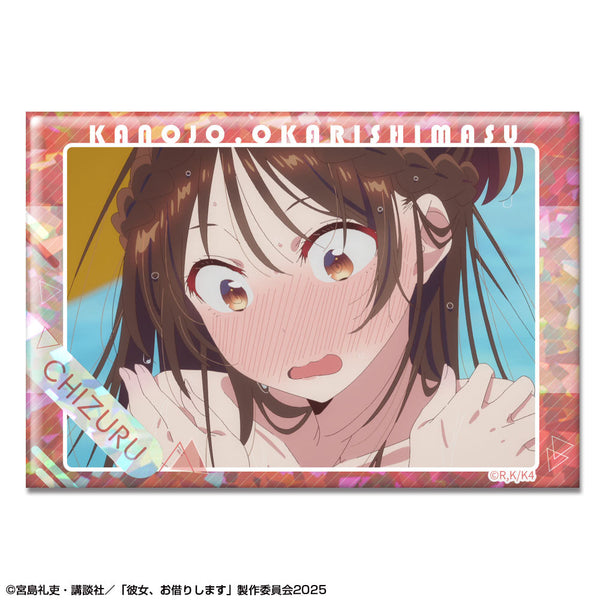 『彼女、お借りします』ホログラム缶バッジ Ver.3 デザイン05(水原千鶴/E)