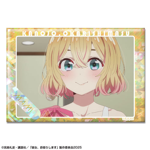 『彼女、お借りします』ホログラム缶バッジ Ver.3 デザイン08(七海麻美/B)