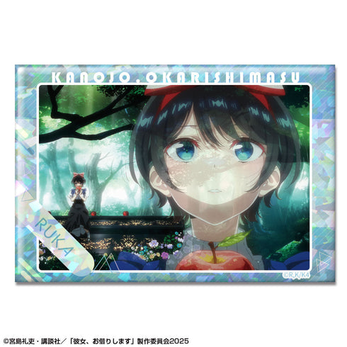 『彼女、お借りします』ホログラム缶バッジ Ver.3 デザイン10(更科瑠夏/A)