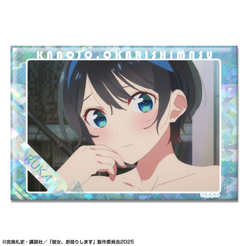『彼女、お借りします』ホログラム缶バッジ Ver.3 デザイン12(更科瑠夏/C)