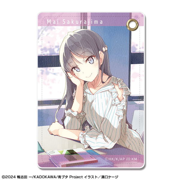 『青春ブタ野郎はサンタクロースの夢を見ない』レザーパスケース デザイン03(大学生編制作決定ビジュアル)