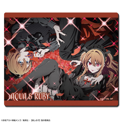 《【我家的宝贝】》橡胶鼠标垫 Ver.4 设计06(Aqua & Ruby/A)【202606再版】