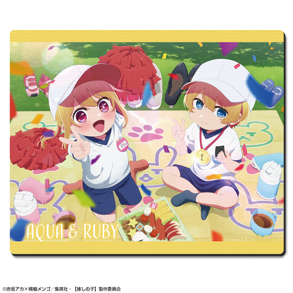 『【推子】』橡膠滑鼠墊 Ver.4 設計07(Aqua & Ruby/B)【202603再版】