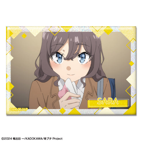 『青春ブタ野郎はサンタクロースの夢を見ない』ホログラム缶バッジ デザイン09(姫路紗良)【202601再販】