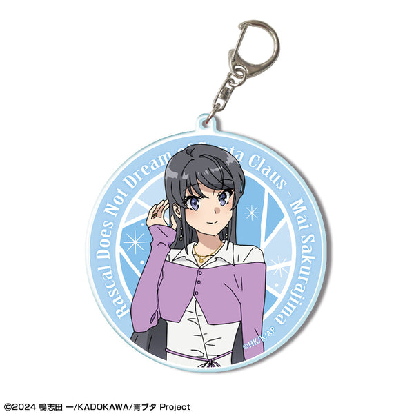 『青春ブタ野郎はサンタクロースの夢を見ない』ビッグアクリルキーホルダー デザイン01(桜島麻衣/A)