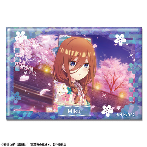 『五等分の花嫁*』ホログラム缶バッジ Ver.2 デザイン03(中野三玖/A)【202601再販】