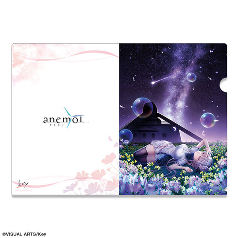 『anemoi(アネモイ)』クリアファイル デザイン03(淡雪陽彩)