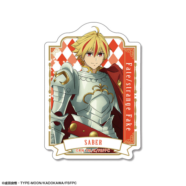『Fate/strange Fake』ミニステッカー デザイン02(セイバー)