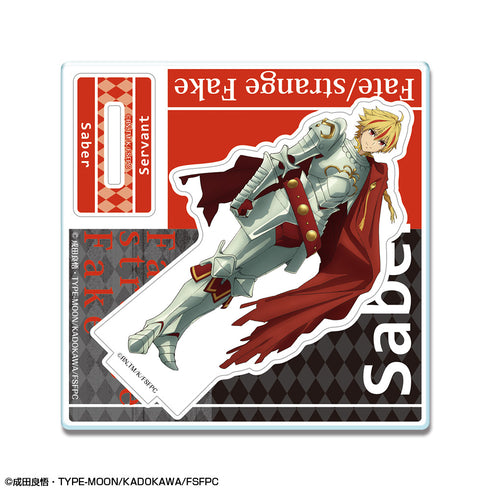 『Fate/strange Fake』アクリルスタンドリトル デザイン02(セイバー)【202608再販】