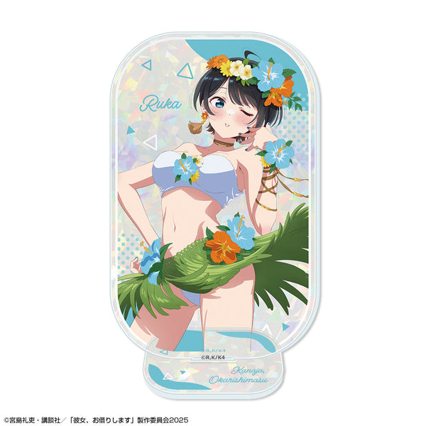 『彼女、お借りします』ホログラムアクリルスタンド デザイン03(更科瑠夏)