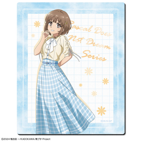 『青春ブタ野郎シリーズ』ラバーマウスパッド デザイン05(梓川花楓/サマーチェックver.)【描き下ろし】【202609再販】