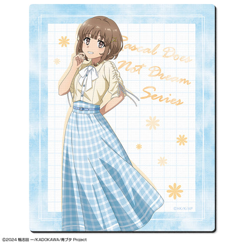 『青春ブタ野郎シリーズ』ラバーマウスパッド デザイン05(梓川花楓/サマーチェックver.)【描き下ろし】