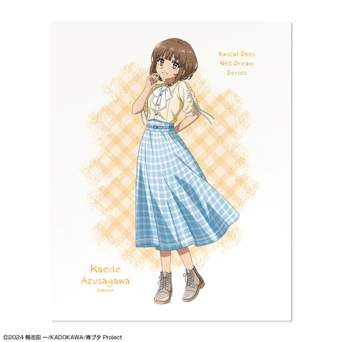『青春ブタ野郎シリーズ』キャンバスアート デザイン05(梓川花楓/サマーチェックver.)【描き下ろし】