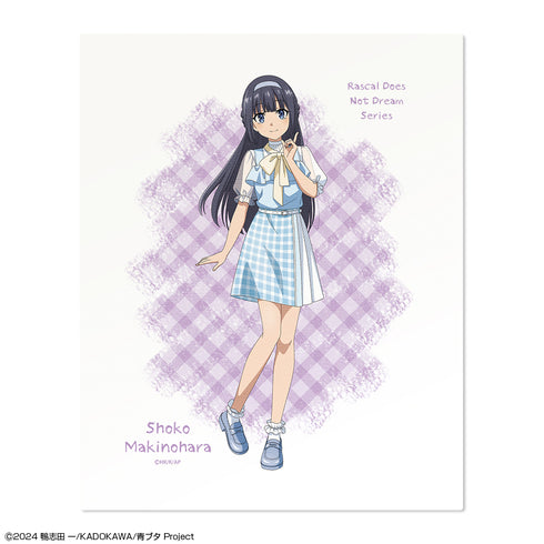 『青春ブタ野郎シリーズ』キャンバスアート デザイン06(牧之原翔子/サマーチェックver.)【描き下ろし】