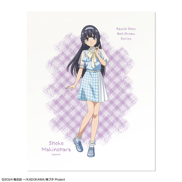 『青春ブタ野郎シリーズ』キャンバスアート デザイン06(牧之原翔子/サマーチェックver.)【描き下ろし】【202609再販】