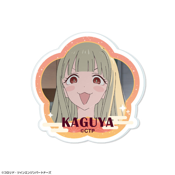 『超かぐや姫!』アクリルバッジ デザイン01(かぐや/現実)【202608再販】