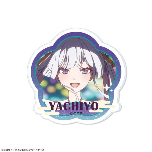 『超かぐや姫!』アクリルバッジ デザイン11(月見ヤチヨ)【202608再販】