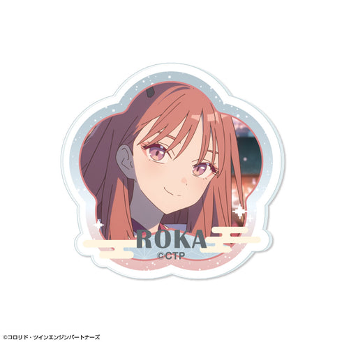 『超かぐや姫!』アクリルバッジ デザイン16(綾紬芦花)【202608再販】