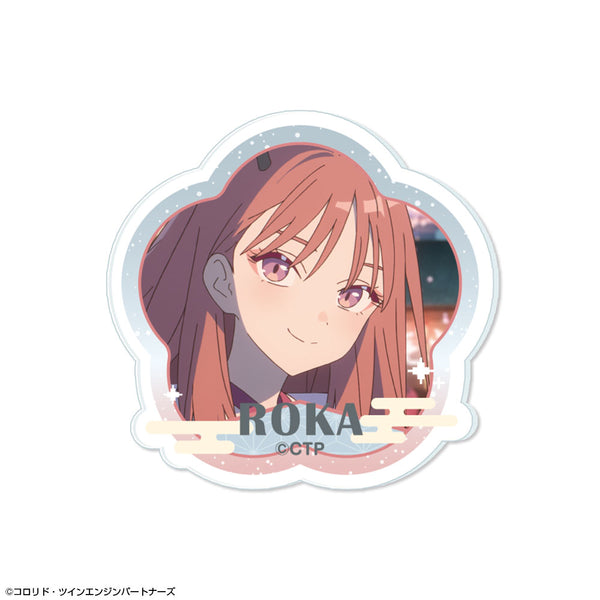 『超かぐや姫!』アクリルバッジ デザイン16(綾紬芦花)【202608再販】