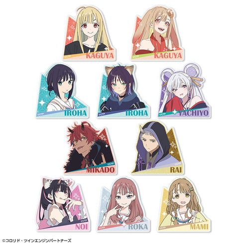 『超かぐや姫!』トレーディングアクリルステッカー【BOX】