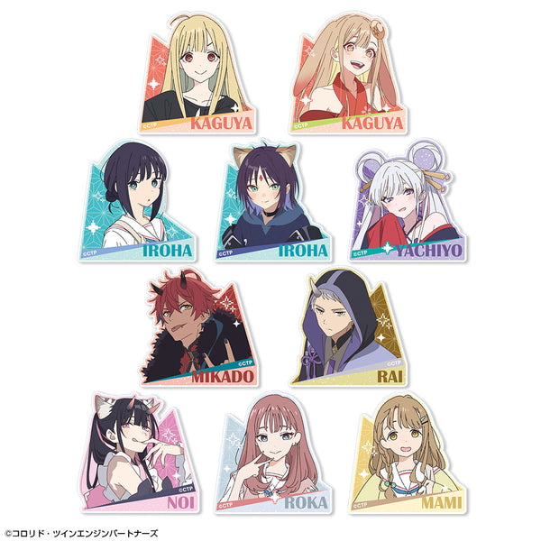 『超かぐや姫!』トレーディングアクリルステッカー【BOX】