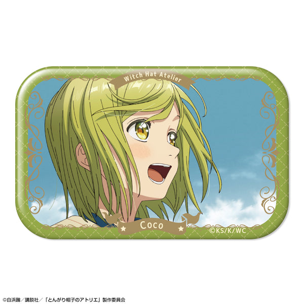 『とんがり帽子のアトリエ』長方形缶バッジ デザイン01(ココ/A)【202608再販】