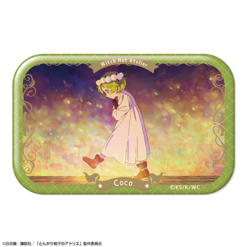『とんがり帽子のアトリエ』長方形缶バッジ デザイン02(ココ/B)【202608再販】
