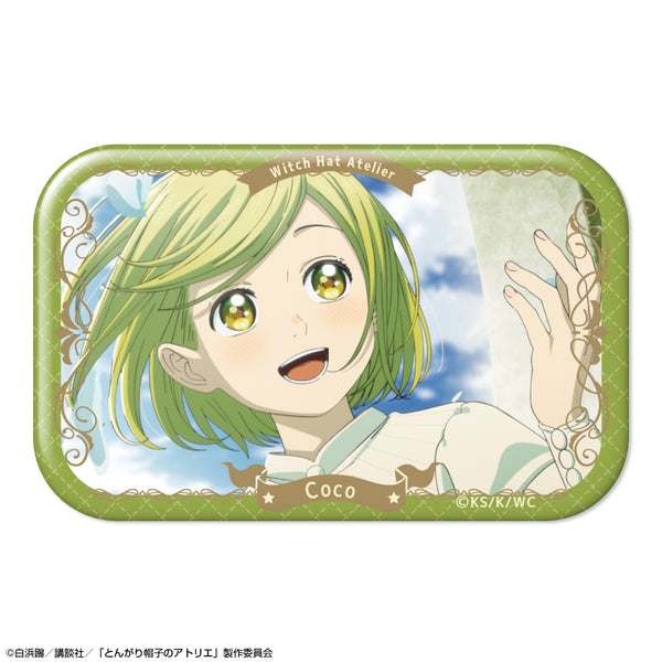 『とんがり帽子のアトリエ』長方形缶バッジ デザイン04(ココ/D)【202608再販】
