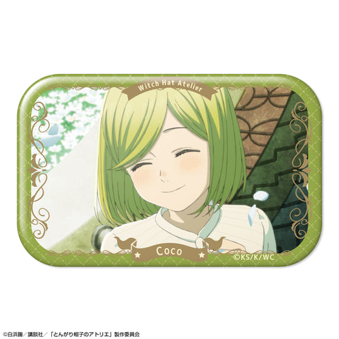 『とんがり帽子のアトリエ』長方形缶バッジ デザイン07(ココ/G)【202608再販】
