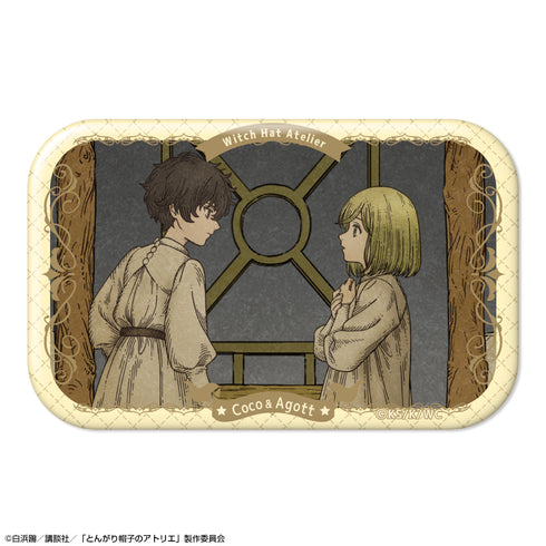 『とんがり帽子のアトリエ』長方形缶バッジ デザイン20(ココ&アガット)【202608再販】