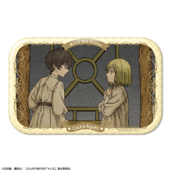 『とんがり帽子のアトリエ』長方形缶バッジ デザイン20(ココ&アガット)【202608再販】