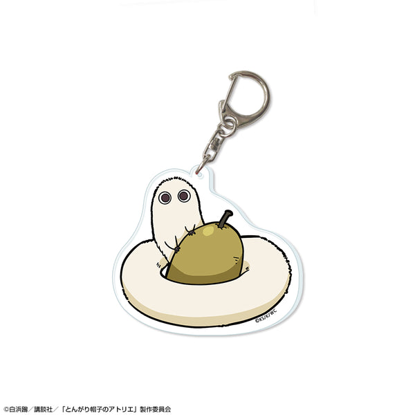 『とんがり帽子のアトリエ』ビッグアクリルキーホルダー デザイン12(フデムシ/ちびキャラ)【202608再販】