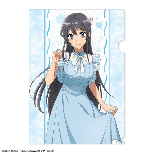 『青春ブタ野郎シリーズ』クリアファイル デザイン01(桜島麻衣/サマーチェックver.)【描き下ろし】