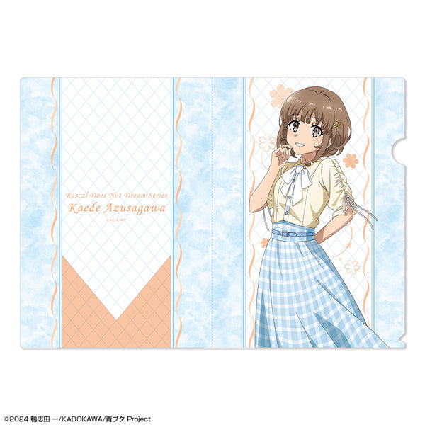 『青春ブタ野郎シリーズ』クリアファイル デザイン05(梓川花楓/サマーチェックver.)【描き下ろし】【202609再販】