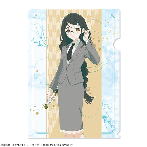 『春夏秋冬代行者 春の舞』クリアファイル デザイン04(葉桜あやめ)
