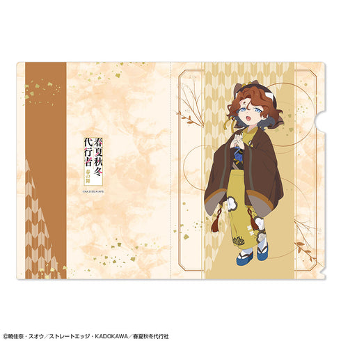 『春夏秋冬代行者 春の舞』クリアファイル デザイン05(祝月撫子)