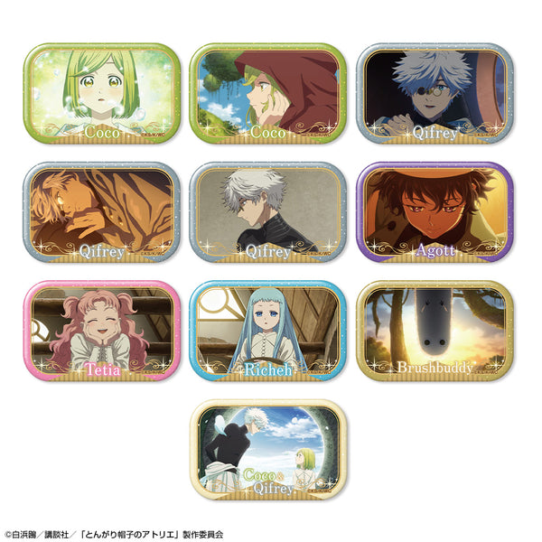 『とんがり帽子のアトリエ』トレーディング長方形缶バッジ【BOX】【202608再販】