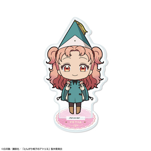 『とんがり帽子のアトリエ』ちびキャラアクリルスタンド デザイン04(テティア/ちびキャラ)【202608再販】