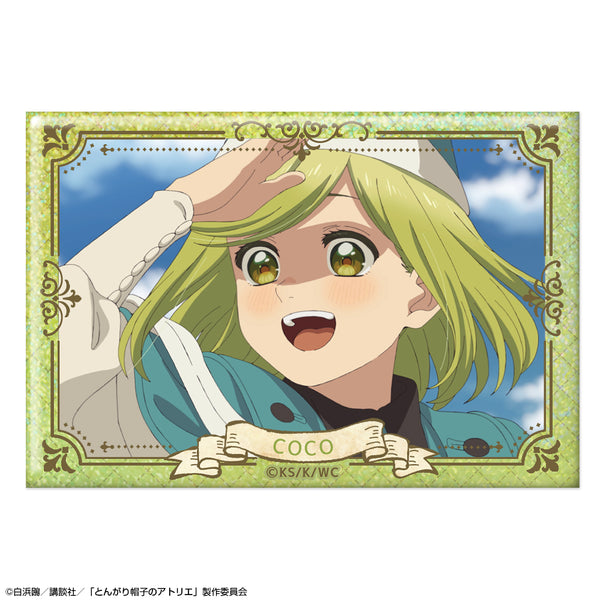 『とんがり帽子のアトリエ』ホログラム缶バッジ デザイン02(ココ/B)【202608再販】
