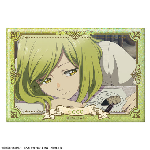 『とんがり帽子のアトリエ』ホログラム缶バッジ デザイン03(ココ/C)【202608再販】