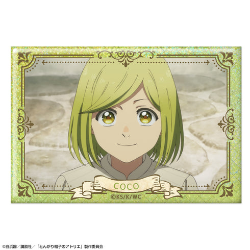 『とんがり帽子のアトリエ』ホログラム缶バッジ デザイン04(ココ/D)【202608再販】