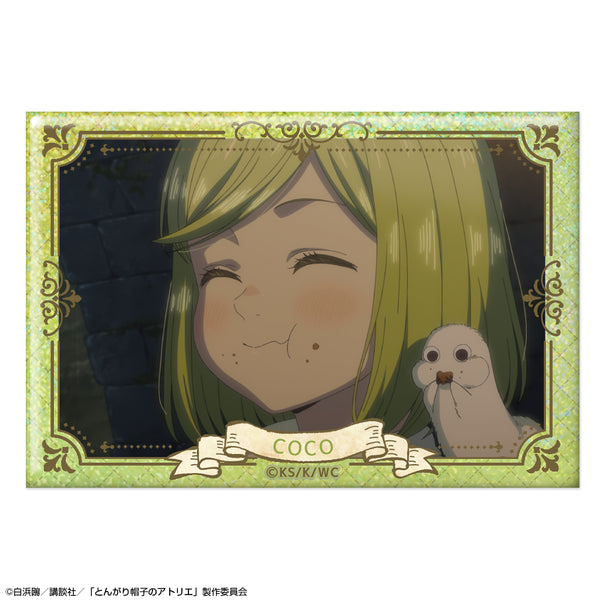 『とんがり帽子のアトリエ』ホログラム缶バッジ デザイン06(ココ/F)【202608再販】