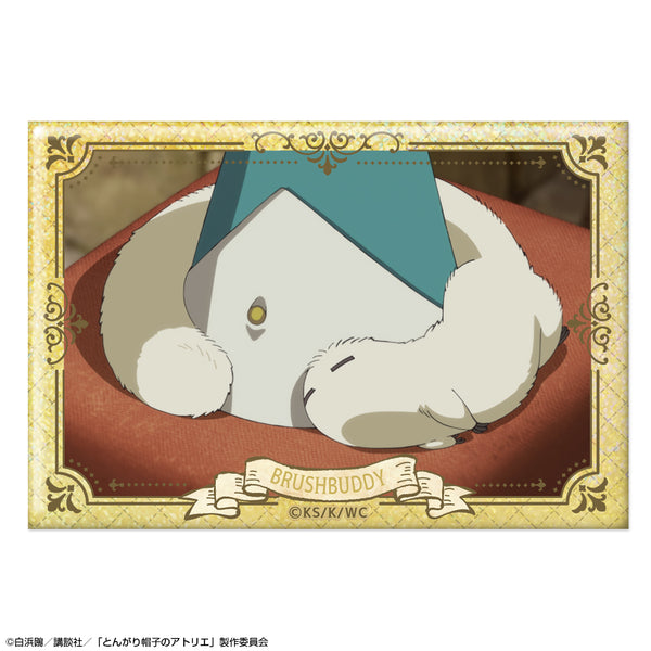 『とんがり帽子のアトリエ』ホログラム缶バッジ デザイン19(フデムシ)【202608再販】
