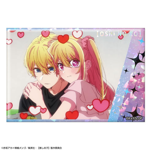 『【推しの子】』ホログラム缶バッジ Ver.6 デザイン10(アクア&ルビー)【202608再販】