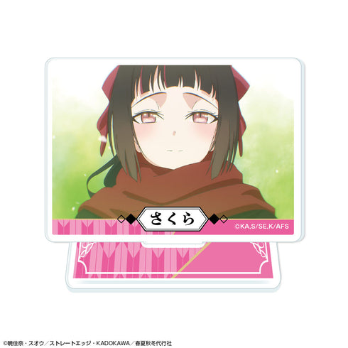 "The Four Seasons Proxy: Spring Dance" Mini Acrylic Stand, Design 05 (Hime-Taka Sakura/A)