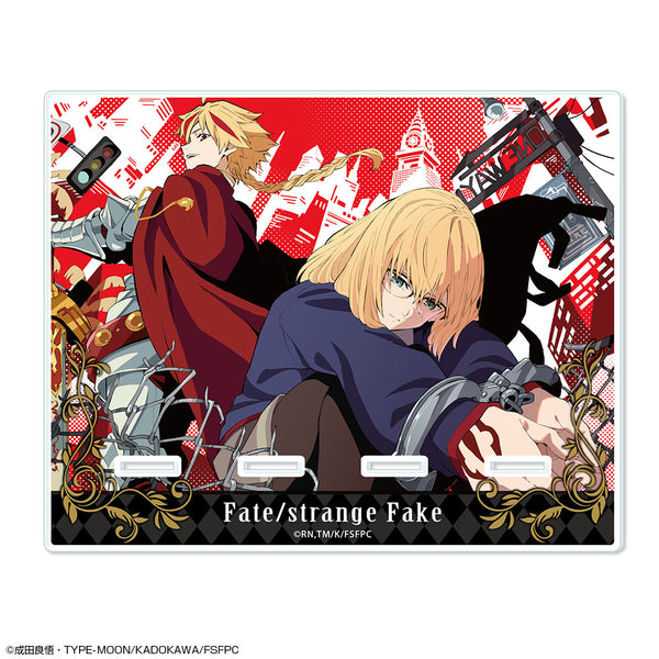 《Fate/strange Fake》亚克力手机支架 设计03(佐城绫香&Saber)【202608再版】