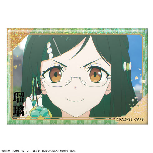 『春夏秋冬代行者 春の舞』ホログラム缶バッジ デザイン05(葉桜瑠璃/A)