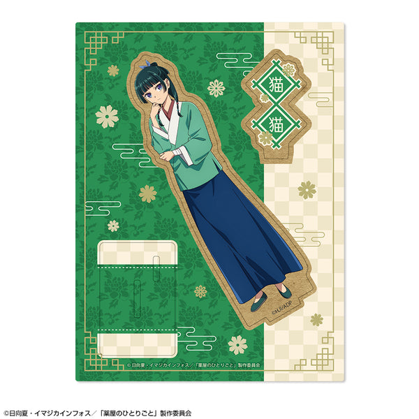『薬屋のひとりごと』木製スタンド デザイン01(猫猫/A)