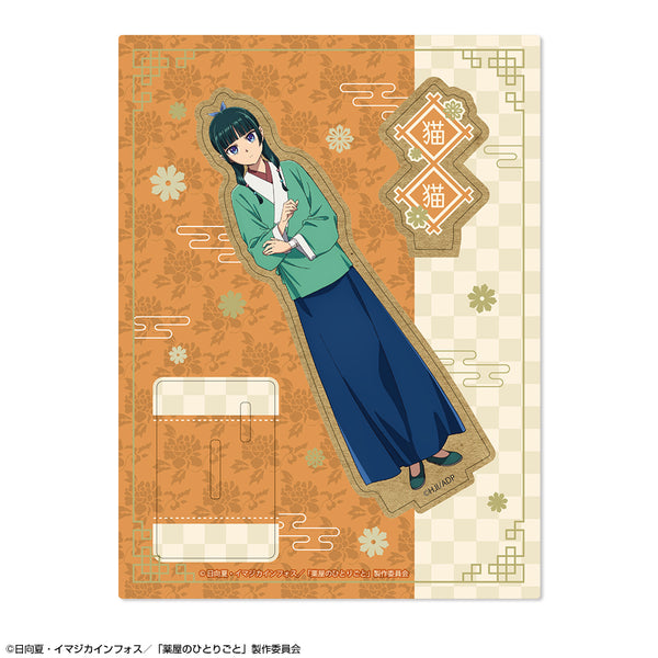 『薬屋のひとりごと』木製スタンド デザイン02(猫猫/B)